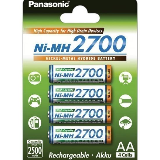 Panasonic AA punjive baterije 2700mAh